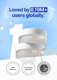 Thumbnail for SNP 99% Glutathione + Niacinamide B3 Eye Patch | Nourishing Under Eye Patches for Blemishes and Dark Spots | Under Masks for Puffy Eyes and Dark Circles | Korean Skincare | 60 Patches