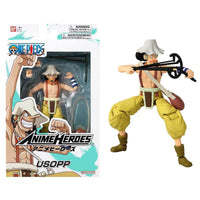 Thumbnail for BANDAI Anime Heroes One Piece Figures Usopp Action Figure, 17cm Articulated Usopp Anime Figure with Extra Accessories, One Piece Action Figures Pirate Toys Range, Excellent Anime Gift, (37005)