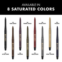 Thumbnail for Milani Stay Put Eyeliner - Picante (0.01 Ounce) Cruelty-Free Self-Sharpening Eye Pencil with Built-In Smudger - Line & Define Eyes with High Pigment Shades for Long-Lasting Wear