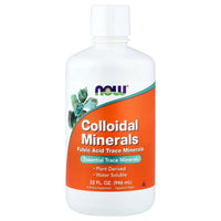 Thumbnail for NOW Foods Supplements, Colloidal Minerals Liquid, Plant Derived, Essential Trace Minerals, 32-Ounce
