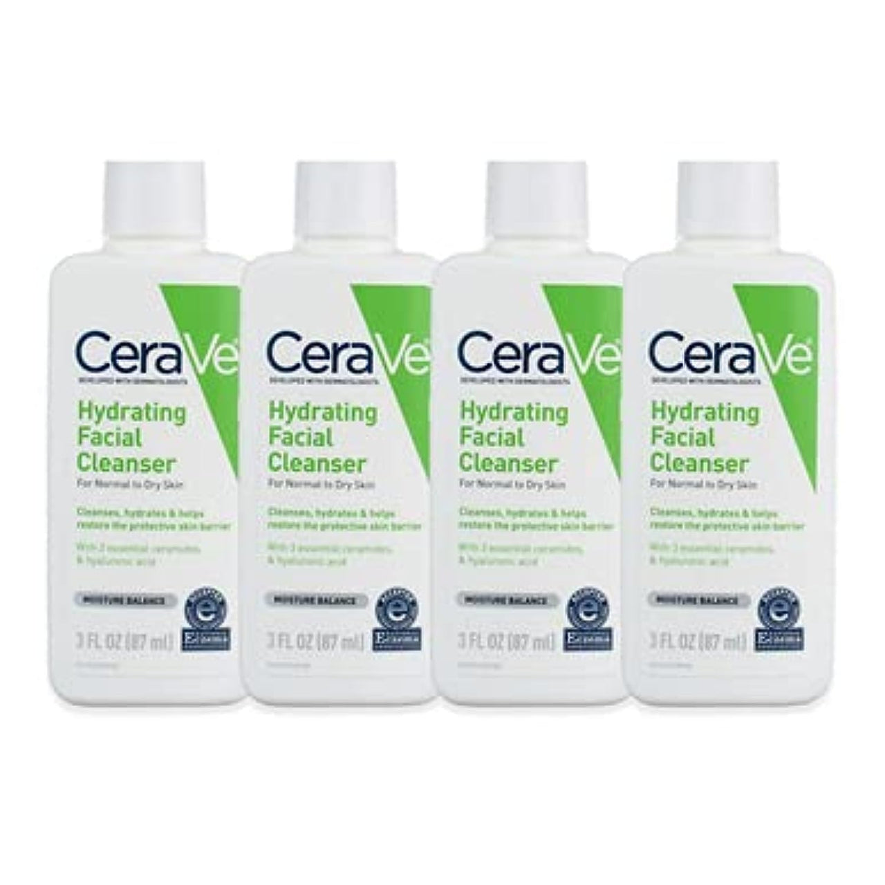 CeraVe Hydrating Facial Cleanser For Normal to Dry Skin 3 fl oz