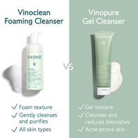 Thumbnail for Caudalie Vinopure Salicylic Acid Cleanser, Pore Purifying Gel Cleanser - 150 mL