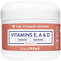 Thumbnail for The Vitamin Shoppe Vitamin E A D Cream - Anti-Aging Moisturizer & Skin Repair | Antioxidant Face & Body Lotion | 2 oz Jar | Paraben-Free