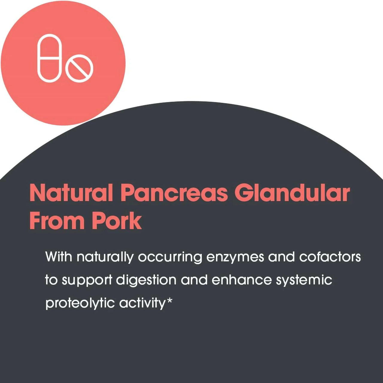 Nutricology Pancreas Pork 425mg Supplement - Pancreas Natural Glandular, Pancreatic Enzymes, Amylase, Protease, Lipase, Hypoallergenic - 60 Count
