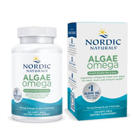 Thumbnail for Nordic Naturals Algae Omega - 120 Soft Gels - 715 mg Omega-3 - Certified Vegan Algae Oil - Plant-Based EPA & DHA - Heart, Eye, Immune & Brain Health - Non-GMO - 60 Servings