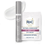 Thumbnail for RoC Derm Correxion Retinol Eye Repair Dark Circle Cream Treatment with Niacinamide, Resveratrol, Proxygen for puffy eyes, wrinkles, and crow's feet with Line Smoothing Eye Packette