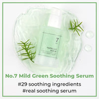 Thumbnail for numbuzin No.7 Serum | Mild Green Soothing Serum | Soothing Green Gel for Acne-Prone Skin, Sensitive Redness | Centella Asiatica, Green Tea, Noni | Korean Skincare for Soothing | 1.69 fl. oz.