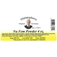Thumbnail for Christopher's Original Formulas Nu Fem Powder 4 OZ