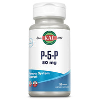 Thumbnail for Kal 50 Mg B-6 Pyridoxal-5-phosphate Tablets, 50 Count