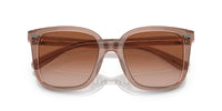 Thumbnail for COACH Sunglasses HC 8381 F 577913 Cl919 Transparent Brown/Grey
