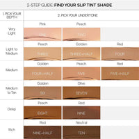 Thumbnail for Saie Slip Tint Tinted Moisturizer with SPF 35 - Light Coverage, Glowy Skin Tint & Mineral Sunscreen for Face with Hydrating Hyaluronic Acid - Summer Makeup Essential - Shade Three + Half (1.35 oz)