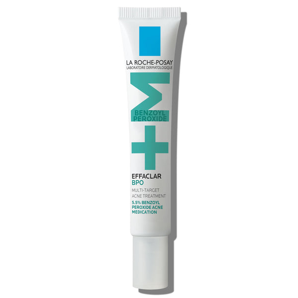 La Roche-Posay Effaclar BPO Multi-Target Acne Treatment with 5.5% Micronized Benzoyl Peroxide, Acne Cream for Face, Targets Oily Skin, Blackheads & Prevents Pimples, Dermatologist Recommended, 20ml