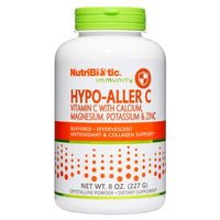 Thumbnail for NutriBiotic Hypo-Aller C Powder Vitamin C and Minerals for Antioxidant & Collagen Support | 1300 mg Vitamin C per serving | 8 ounce | Buffered and Easy on the Stomach | L-Ascorbic Acid with calcium, magnesium, zinc, and potassium | Potent, High Solubility