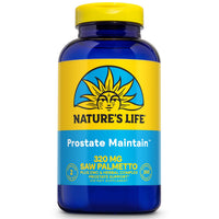 Thumbnail for Nature's Life Prostate Maintain - Prostate Support Supplement for Men's Health - Saw Palmetto, Pygeum Herbal Complex and Zinc Supplements - 125 Servings, 250 Vegetarian Capsules