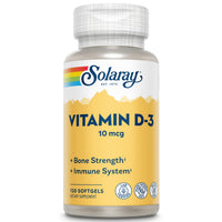 Thumbnail for SOLARAY Vitamin D-3-400 IU | 120 Softgels