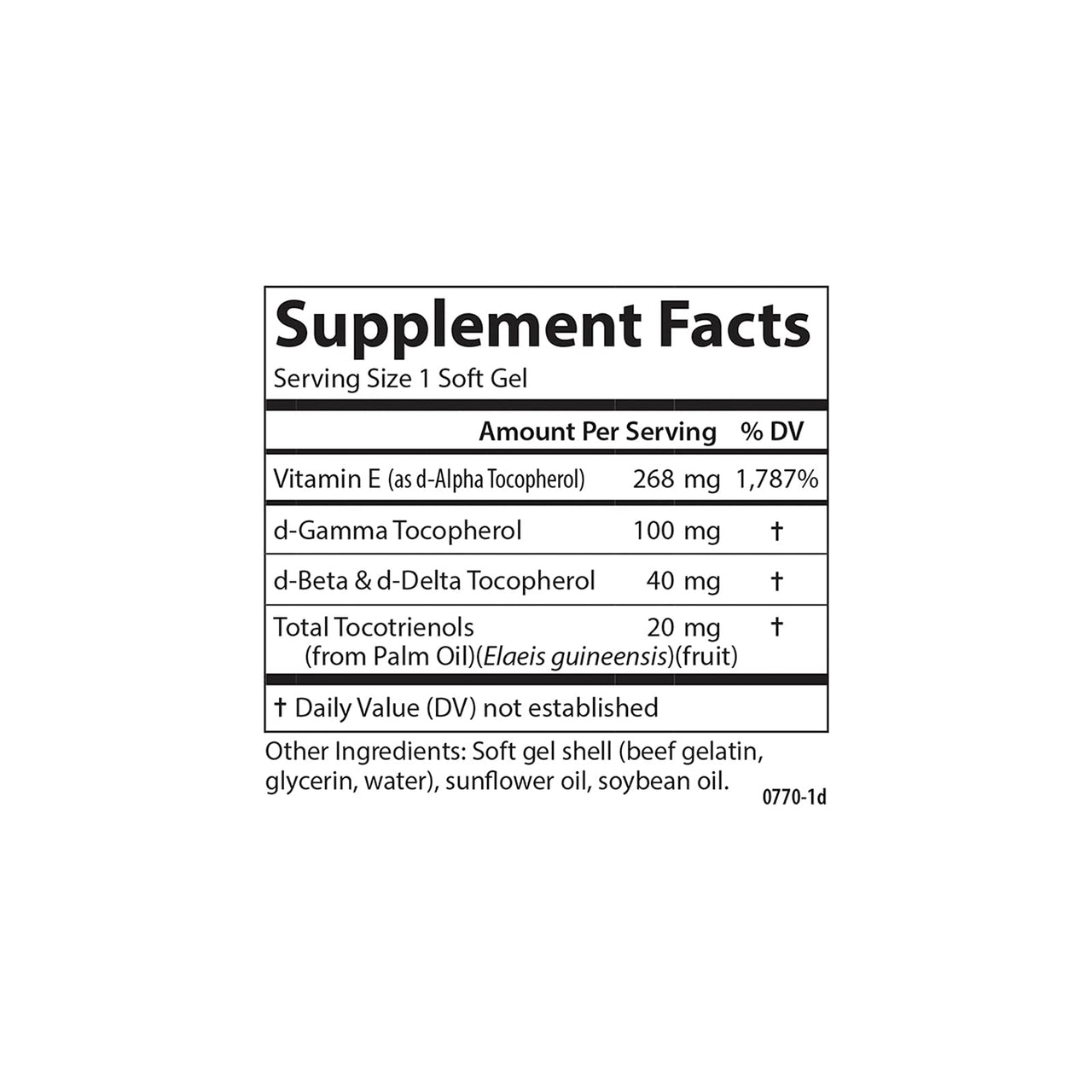 Carlson - E-Gems Elite, 400 IU Vitamin E with Tocopherols & Tocotrienols, Heart Health & Optimal Wellness, Antioxidant, 60 soft gels