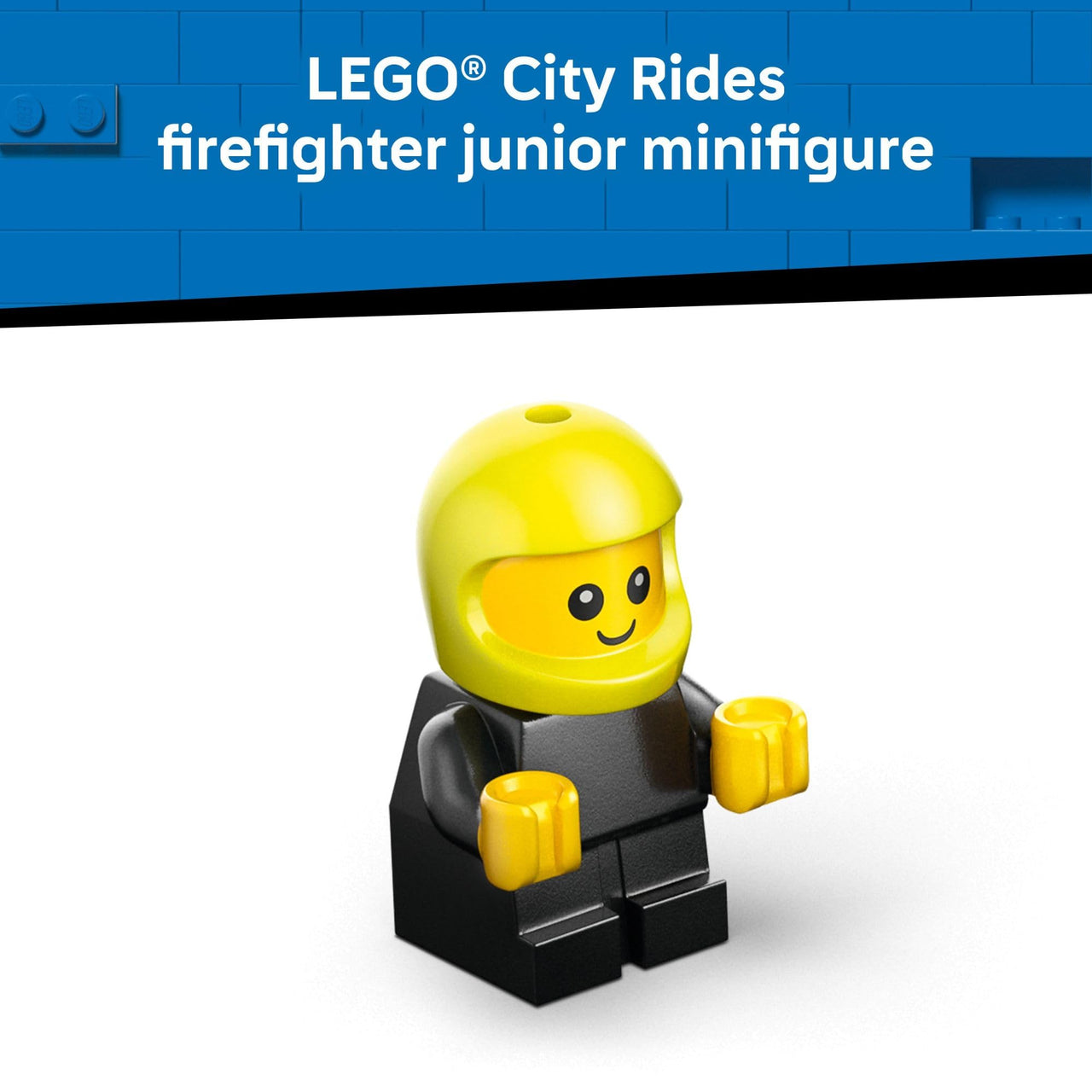 LEGO City Rides – Fire Truck Building Toy for Kids - Emergency Pretend Play for Boys & Girls, Ages 5+ - Toy Truck W/Raisable Ladder & Firefighter Junior Minifigure - Gift Idea for Birthdays - 60482