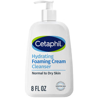 Thumbnail for Cetaphil Cream to Foam Face Wash, Hydrating Foaming Cream Cleanser, 8 oz, For Normal to Dry, Sensitive Skin, with Soothing Prebiotic Aloe, Hypoallergenic, Fragrance Free