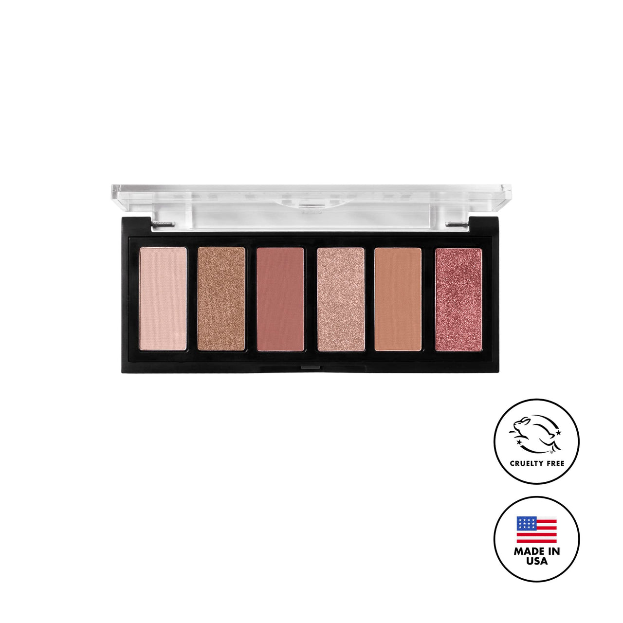 Milani Gilded Mini Eyeshadow Palette with 6 Matte & Shimmer Hues - It's All Rosv©
