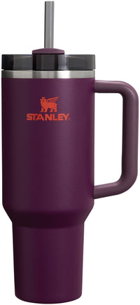 Thumbnail for STANLEY Quencher H2.0 Tumbler with Handle and Straw 40 oz | Flowstate 3-Position Lid | Cup Holder Compatible for Travel | Insulated Stainless Steel Cup | BPA-Free | Plum