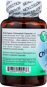 Thumbnail for World Organic Chlorophyll 60MG, 100 CP