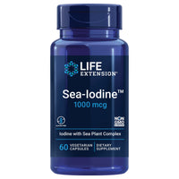 Thumbnail for Life Extension Taurine 1000mg and Sea-Iodine 60 Capsules Supplement Bundle