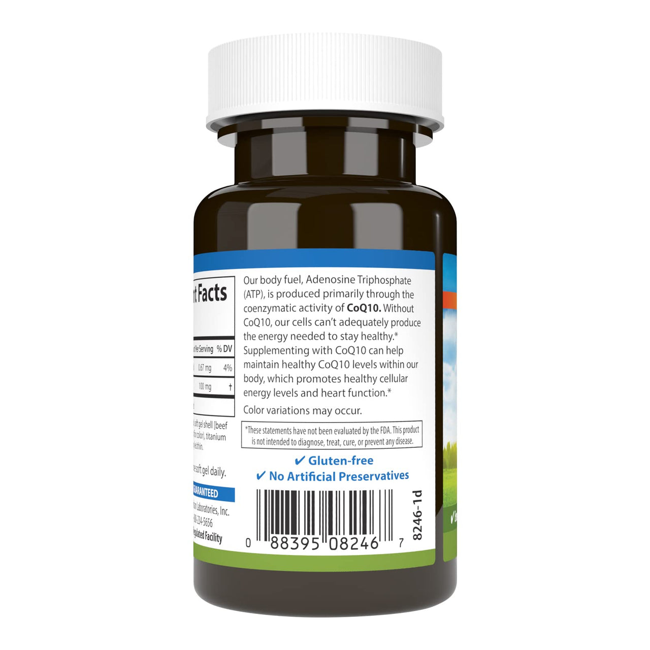 Carlson - Co-Q10, 100 mg, Energy Production & Heart Function, 60 Softgels