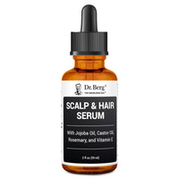 Thumbnail for Dr. Berg Scalp & Hair Serum (Improved Formula) with Vitamin D3 & E - Clinically Tested, Paraben- and Sulfate-Free Hair Oil for Women & Men - Includes Rosemary Oil, Castor Oil & Jojoba Oil - 2 Fl oz