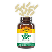 Thumbnail for Country Life - Pure Bee Propolis Caps, 500 mg - 100 Vegetarian Capsules