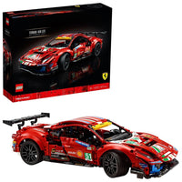 Thumbnail for Lego 42125 Technic Ferrari 488 GTE “AF Corse #51” Super Sports Car Exclusive Collectible Model, Collectors Set for Adults