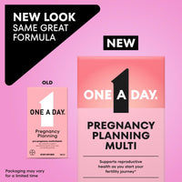Thumbnail for One A Day Pregnancy Planning Prenatal Multivitamin for Women, Pre Pregnancy Vitamins for Women with Methylfolate, Folic Acid, Zinc, Vitamin B12 & Vitamin D to Support Reproductive Health, 60 Tablets