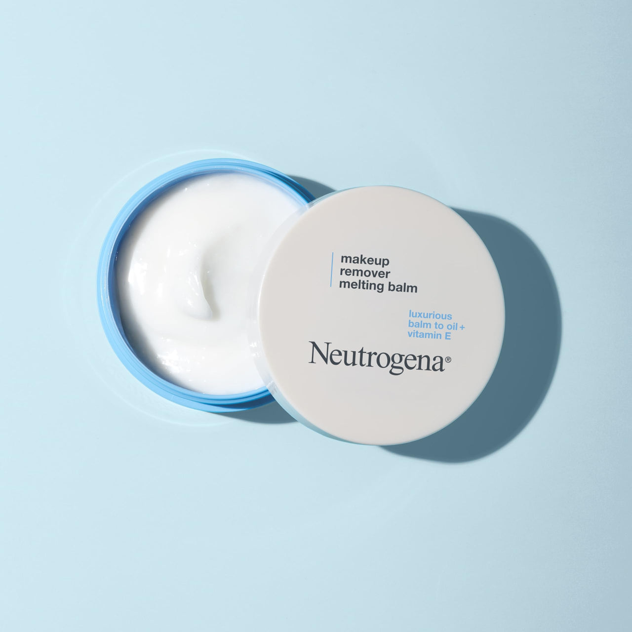 Neutrogena Makeup Remover Melting Balm to Oil with Vitamin E, Gentle and Nourishing Cleansing Balm for Eyes, Lips, or Face, Travel-Friendly for On-the-Go, 2.0 oz