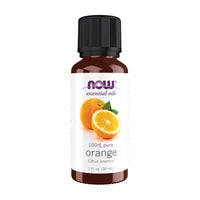 Thumbnail for NOW Essential Oils, Orange Oil, Uplifting Aromatherapy Scent, Cold Pressed, 100% Pure, Vegan, Child Resistant Cap, 1-Ounce