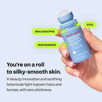 Thumbnail for Peach Slices - Smoothing Solution Ingrown Hair Treatment (1.69 oz) - Smooth, Relieve, Soften Skin - 360 Roller - BHA, AHA, PHA, Niacinamide, Licorice - Vegan & Cruelty Free - Korean Skin Care & Beauty