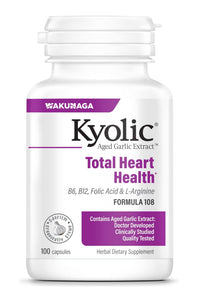 Thumbnail for Kyolic Aged Garlic Extract Formula 108, Total Heart Health*, 100 Capsules