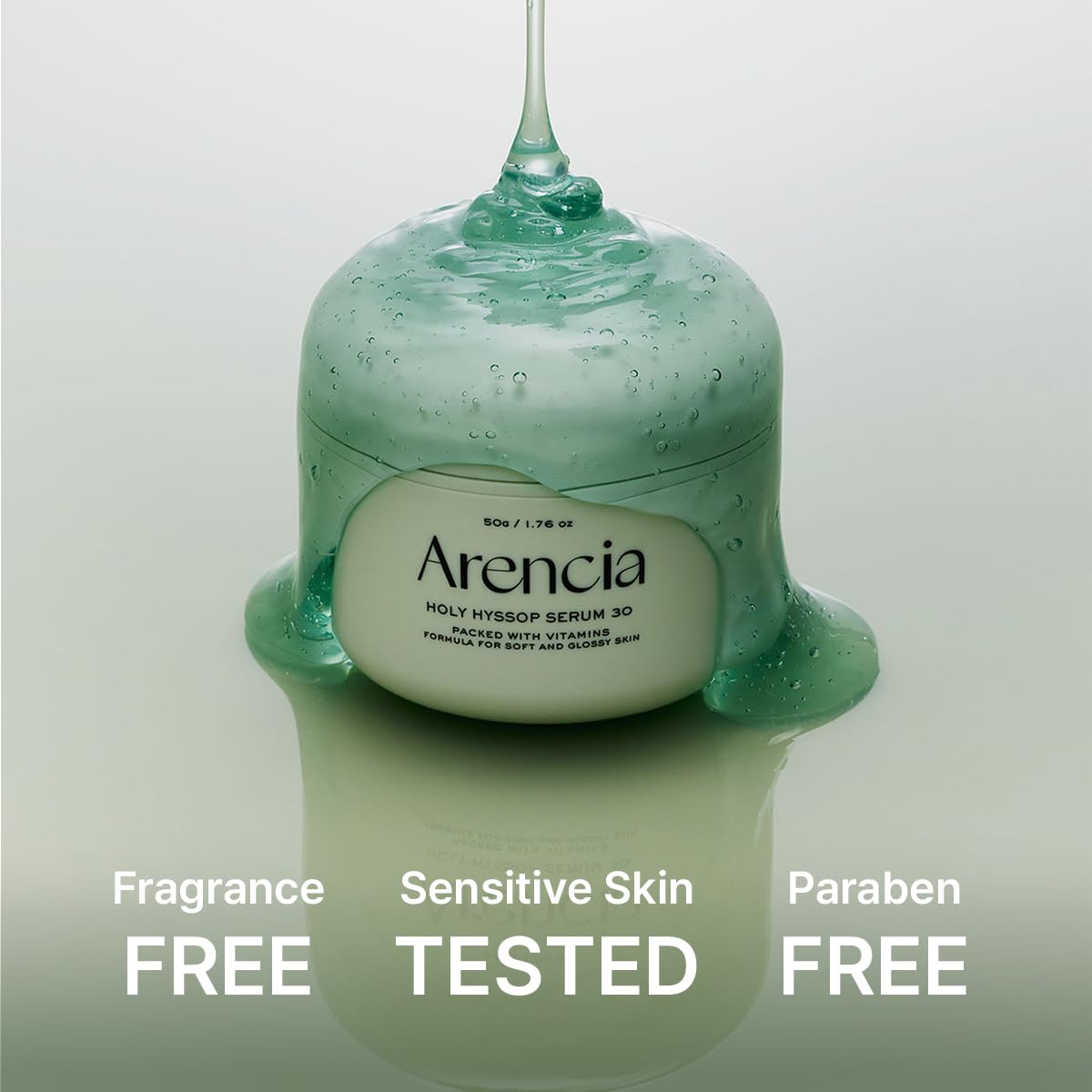 Arencia Glow Hyssop Overnight Face Mask Serum - hydrating & Anti-Aging Serum for younger looking Korean Glass Skin, 30% Vitamin A, C, E, 10% Niacinamide, Peptide