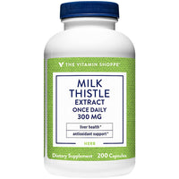 Thumbnail for The Vitamin Shoppe Milk Thistle 300 MG - Liver Health Support, Detoxification & Antioxidant Protection (200 Capsules)