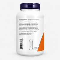 Thumbnail for NOW Foods Supplements, L-Citrulline 750 mg, Supports Protein Metabolism*, Amino Acid, 240 Veg Capsules
