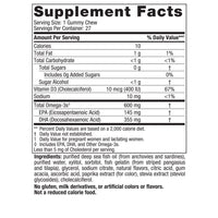 Thumbnail for Nordic Naturals Zero Sugar DHA Prenatal Vitamin Gummies, Strawberry Orange Flavor - 27 Gummies - Supplements for Pregnancy - 600 mg Omega-3 Fish Oil and 400 IU Vitamin D3-27 Servings