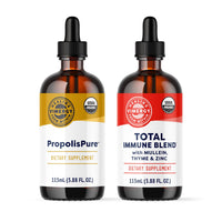 Thumbnail for Vimergy Day-Night Immunity Kit* – 2-Part Liquid Supplement Kit with PropolisPure® & Total Immune Blend* – Fast-Absorbing, 2 x 115ml – 2 x 57 Servings – Support Immune and Respiratory Defense Systems