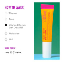 Thumbnail for Good Molecules Vitamin C Serum with Oryzanol - Face Serum to Promote Even Skin Tone, Anti-Aging, and Brightening - Skin Care for Face