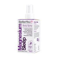 Thumbnail for BetterYou Magnesium Muscle Body Spray - Relaxing Topical Magnesium and Essential Oil Spray - Lavender and Chamomile - Promotes Better Sleep - 3.38 oz