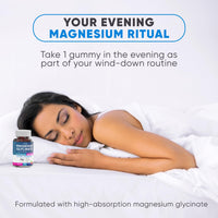 Thumbnail for Magnesium Glycinate Gummies 400mg, High Absorption Magnesium Supplement for Women, Men and Kids, Muscle Support and Relaxation, Sugar Free, Vegan, 60 Days Supply