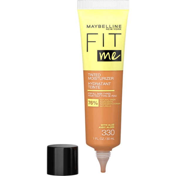 Maybelline Fit Me Tinted Moisturizer, Natural Coverage, Face Makeup, 330, 1 Count