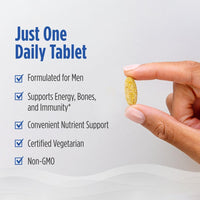 Thumbnail for Nordic Naturals Men’s Multivitamin One Daily - Bone, Energy, & Blood-Vessel Support - Immunity Supplement - 20 Essential Nutrients - 30 Tablets - 30 Servings