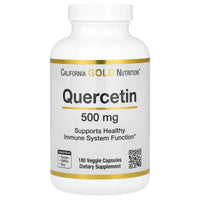 Thumbnail for California Gold Nutrition Quercetin, 500 mg, 180 Veggie Capsules