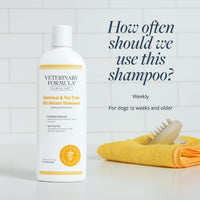 Thumbnail for Veterinary Formula Clinical Care Dog Shampoo with Oatmeal and Tea Tree Oil, 16 oz – Gentle Shampoo for Dogs with Dry Skin, Soothes and Adds Moisture to Skin and Coat