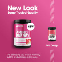 Thumbnail for Optimum Nutrition Amino Energy - Pre Workout with Green Tea, BCAA, Amino Acids, Keto Friendly, Green Coffee Extract, Energy Powder - Watermelon, 30 Servings (Packaging May Vary)