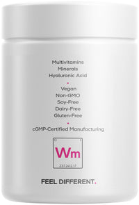 Thumbnail for Codeage Women’s Multivitamin 50+ Supplement - Essential Vitamins for Women Over 50, Minerals, CoQ10, Hyaluronic Acid, Probiotics, Black Cohosh, Ashwagandha & Superfoods - Non-GMO - 90 Capsules