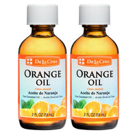 Thumbnail for De La Cruz Pure Orange Oil - 100% Pure Orange Essential Oil for Diffuser - Cold Pressed Orange Essential Oil - 2 Fl OZ (2 Bottles)
